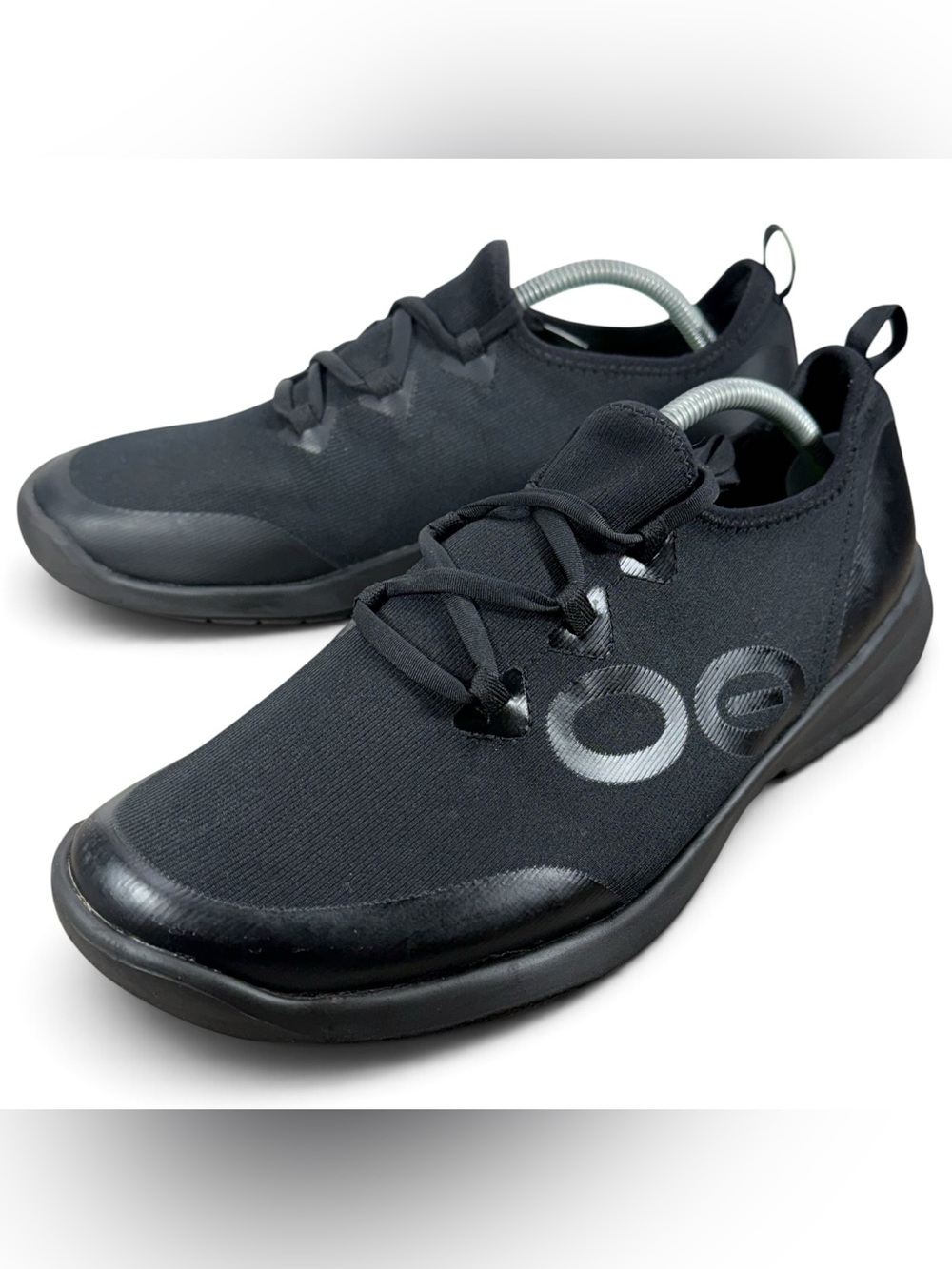 OOFOS Men's Black Slip-On Athletic Shoes